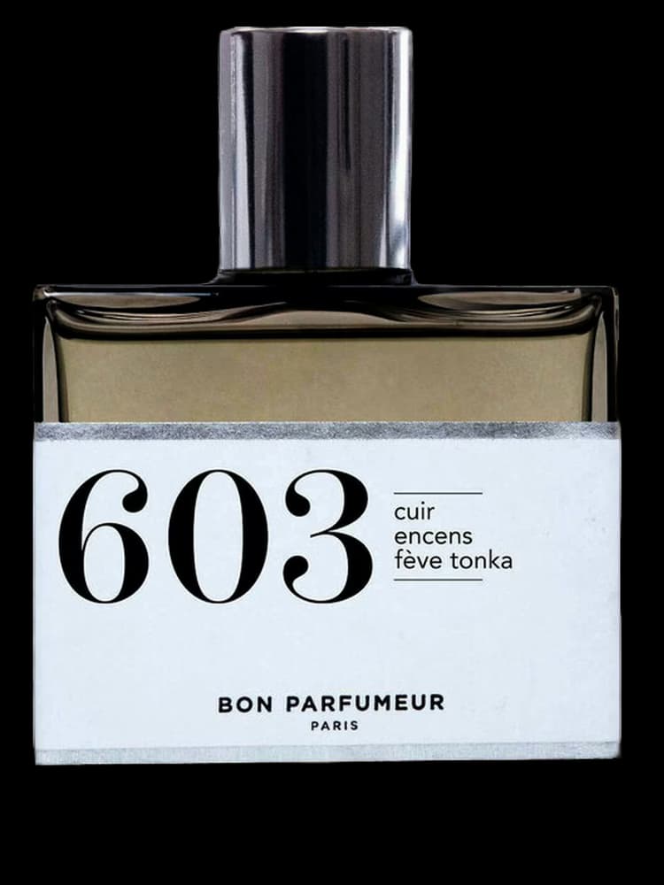 603 cuir, encens, fève tonka Bon Parfumeur